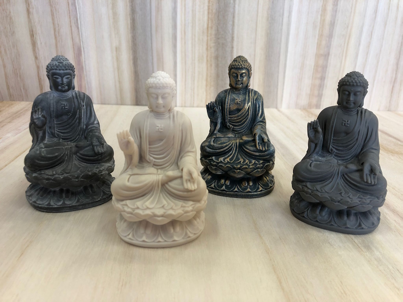 Buda sentado resina 10 cm